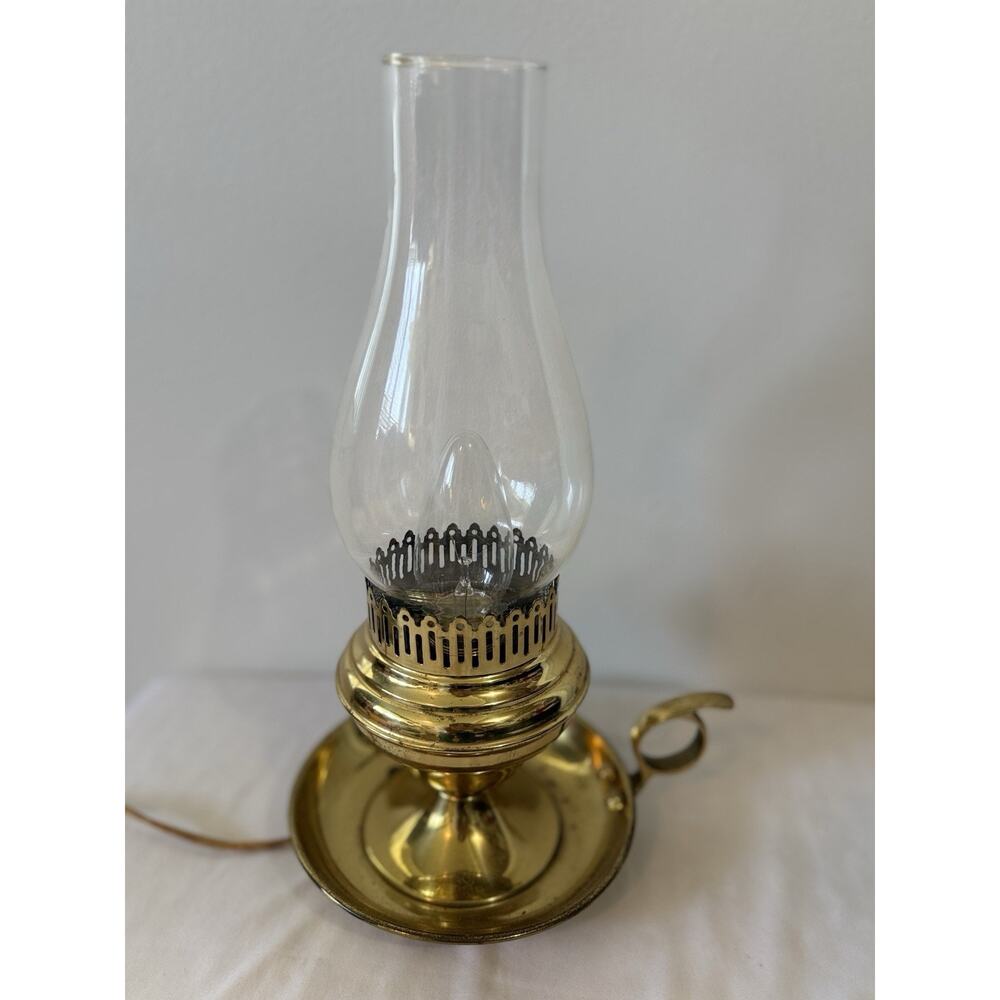 Antique Electric Brass Finger Lamp Genie Lamp